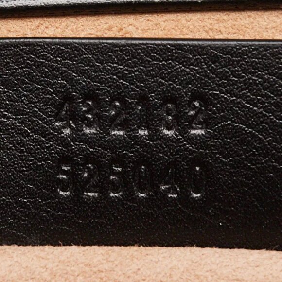 Gucci Black Leather Faux Pearl Stud Padlock Small Shoulder Bag - Picture 5 of 11